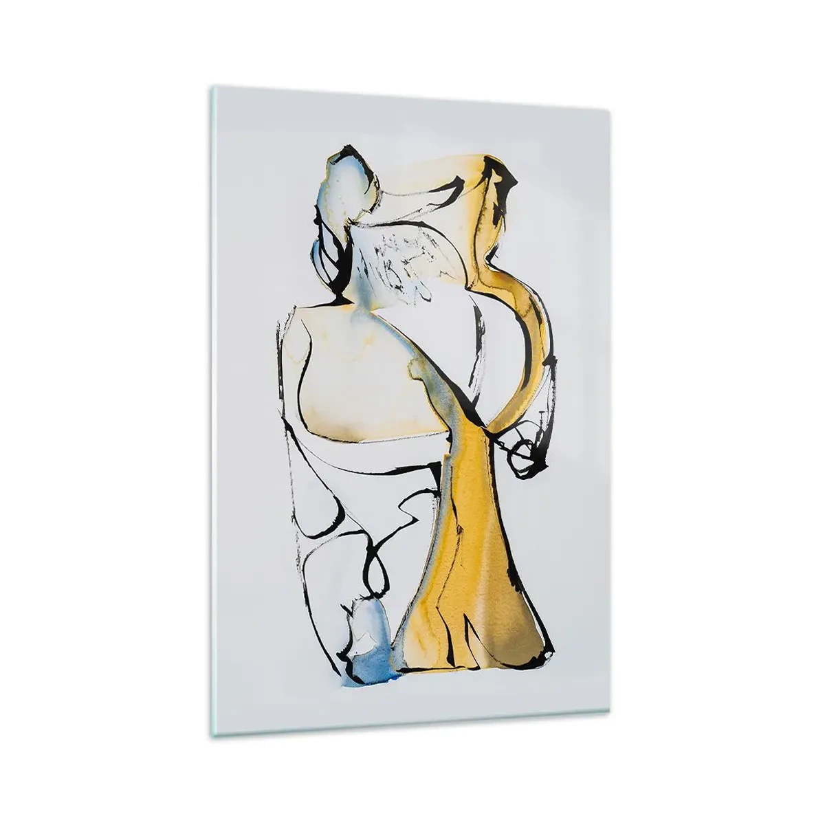 Cuadro sobre vidrio - Impresiones sobre Vidrio - Abstracción de cristal - 80x120 cm