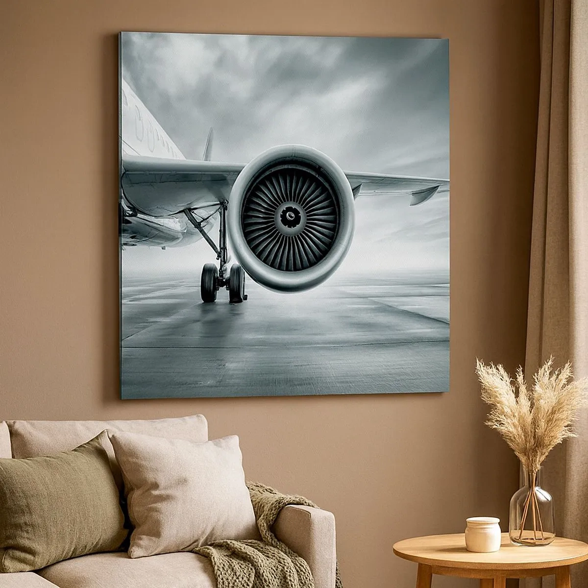 Cuadro sobre lienzo - Impresión de Imagen - Hay poder - 30x30 cm