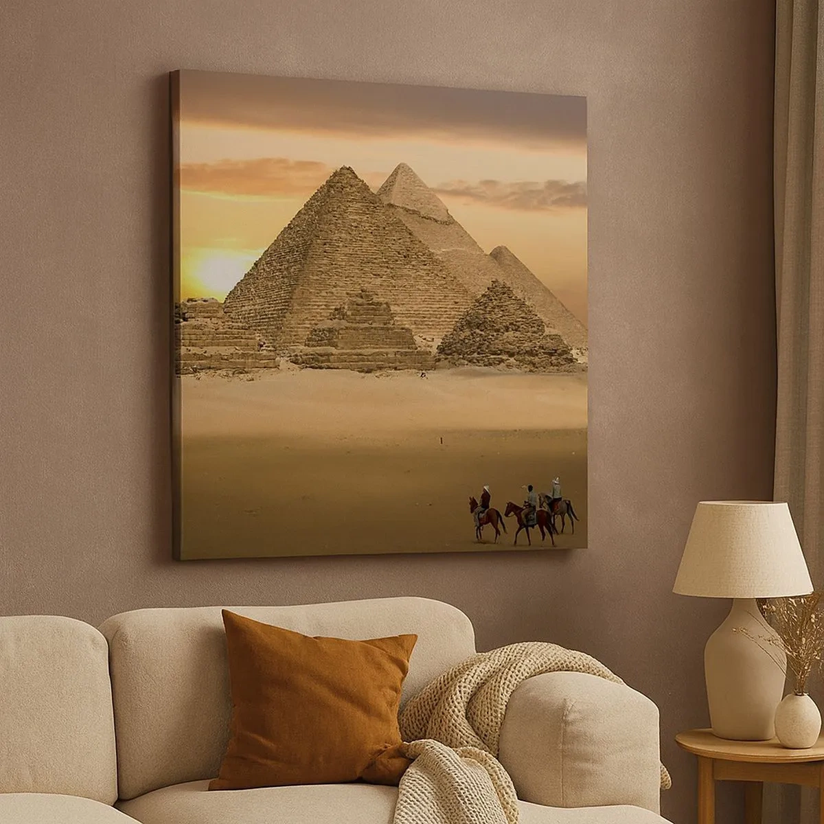 Cuadro sobre lienzo - Impresión de Imagen - Sin cambios desde hace miles de años - 30x30 cm