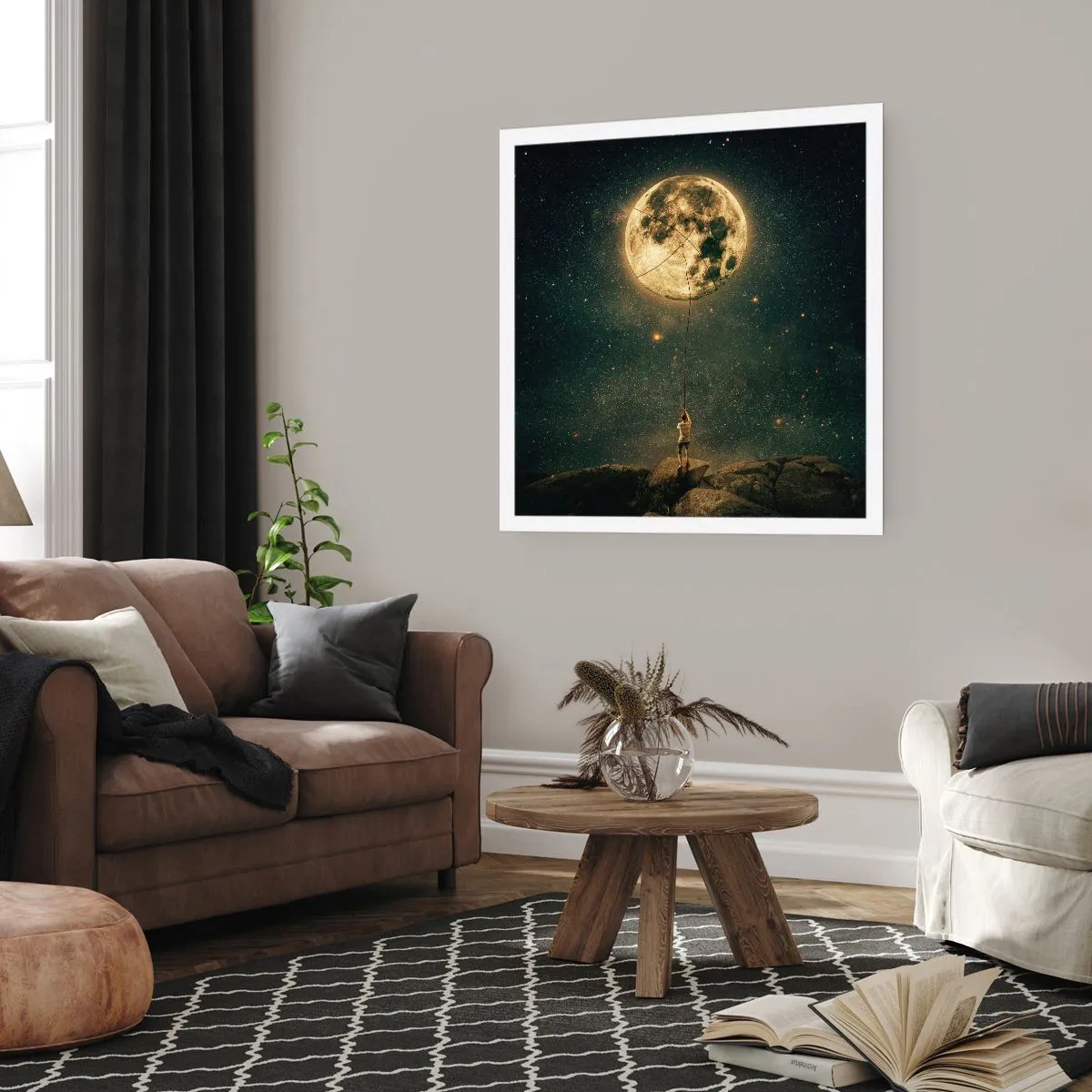 Póster - El que robó la luna - 40x40 cm