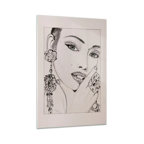 Cuadro sobre vidrio - Impresiones sobre Vidrio - La joya más bella - 70x100 cm