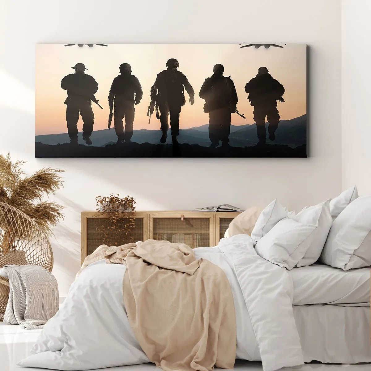 Cuadro sobre lienzo - Impresión de Imagen - Bienvenido a nuestro mundo - 100x40 cm