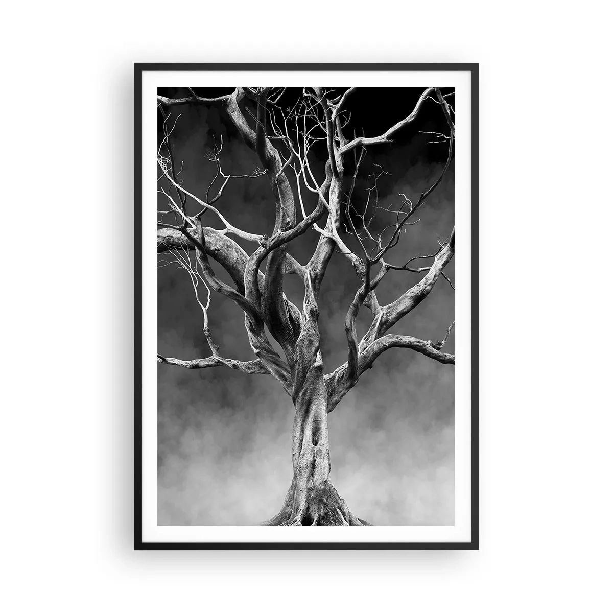 Póster en marco negro - Primordial y sagrado - 70x100 cm
