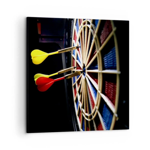 Cuadro sobre lienzo - Impresión de Imagen - En el blanco - 50x50 cm