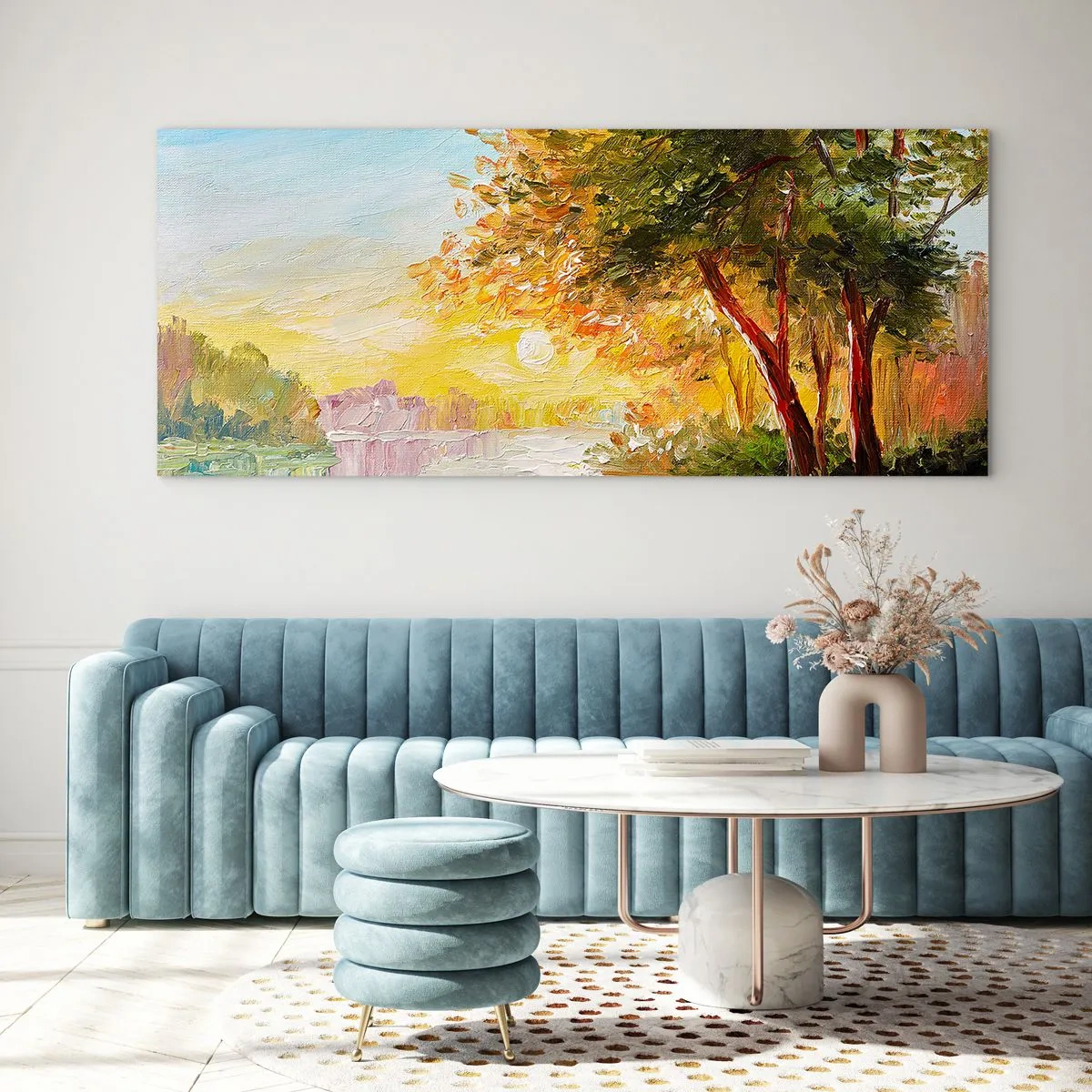 Cuadro sobre vidrio - Impresiones sobre Vidrio - Ensueño - 100x40 cm
