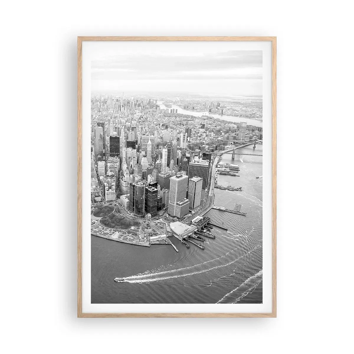 Póster en marco roble claro - ¿Cómo no amar este lugar? - 70x100 cm