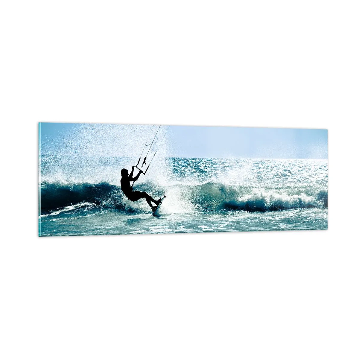 Cuadro sobre vidrio - Impresiones sobre Vidrio - Déjate llevar - 90x30 cm