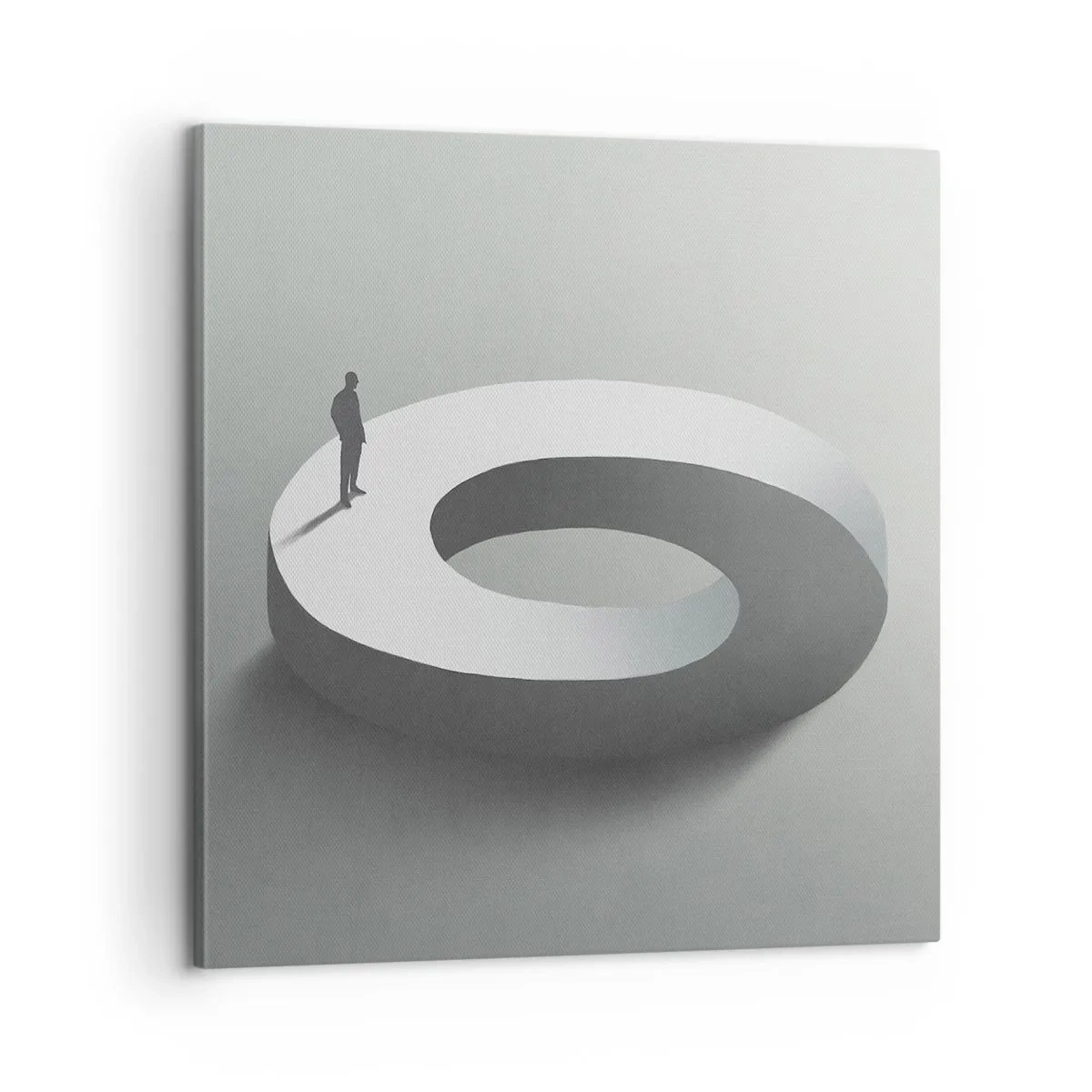 Cuadro sobre lienzo - Impresión de Imagen - Ser sabio no es una labor sencilla - 60x60 cm