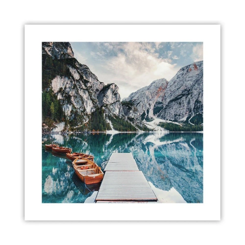 Póster - Te mostraremos la fuente de la belleza - 40x40 cm