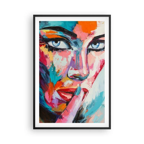 Póster en marco negro - Nuestro primer secreto - 61x91 cm