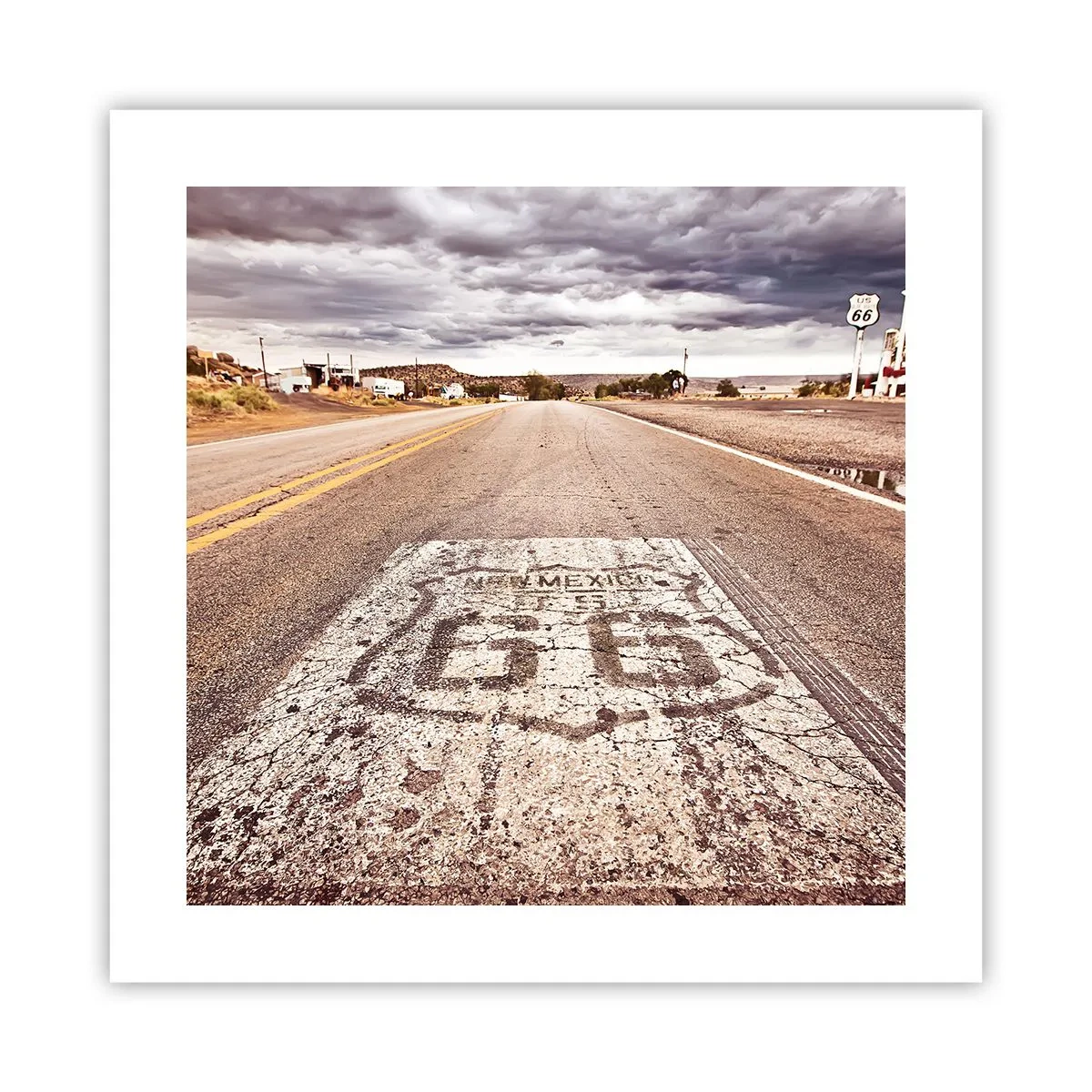 Póster - Mother Road: una leyenda americana - 40x40 cm