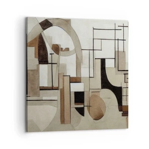 Cuadro sobre lienzo - Impresión de Imagen - Paisaje urbano 2.0 - 60x60 cm