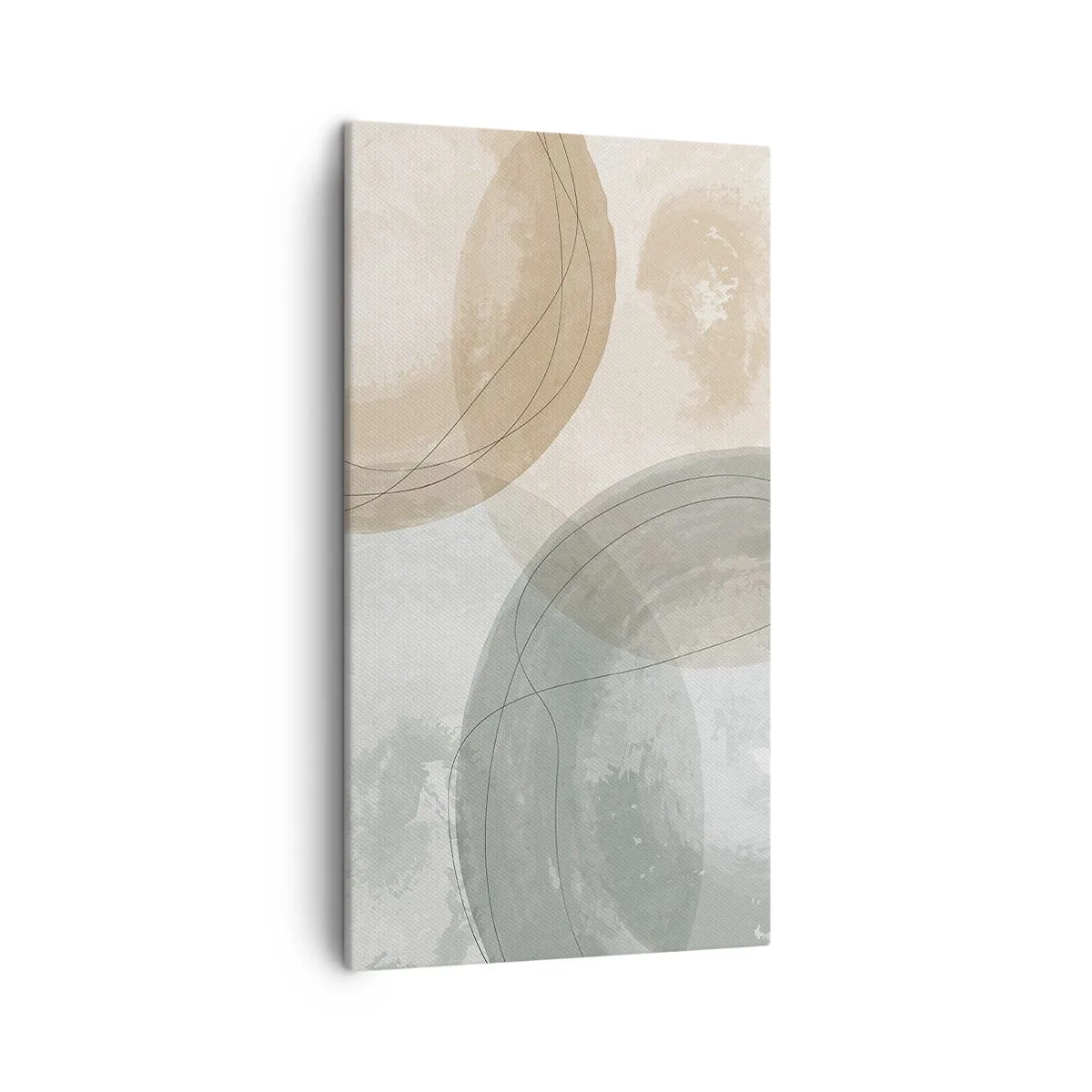 Cuadro sobre lienzo - Impresión de Imagen - Mundos que se entrecruzan - 45x80 cm