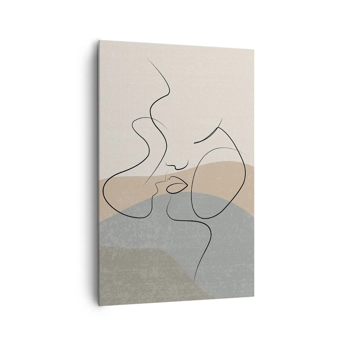 Cuadro sobre lienzo - Impresión de Imagen - Como una pincelada - 80x120 cm