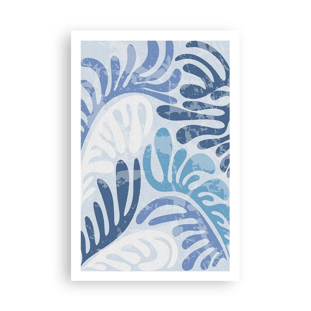 Póster - Helechos azules - 61x91 cm
