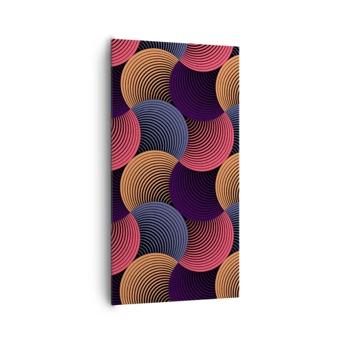 Cuadro sobre lienzo - Impresión de Imagen - En un ritmo circular - 65x120 cm
