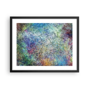 Póster en marco negro - No es tan fácil - 50x40 cm