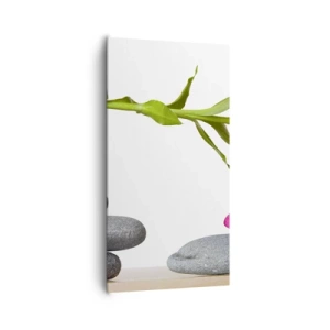 Cuadro sobre lienzo - Impresión de Imagen - Colores de la vida y duración - 65x120 cm