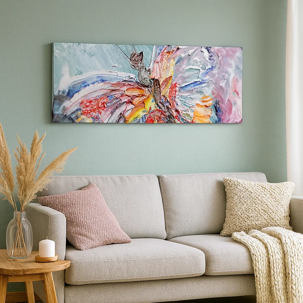 Cuadro sobre lienzo - Impresión de Imagen - Pintado por la naturaleza - 30x30 cm