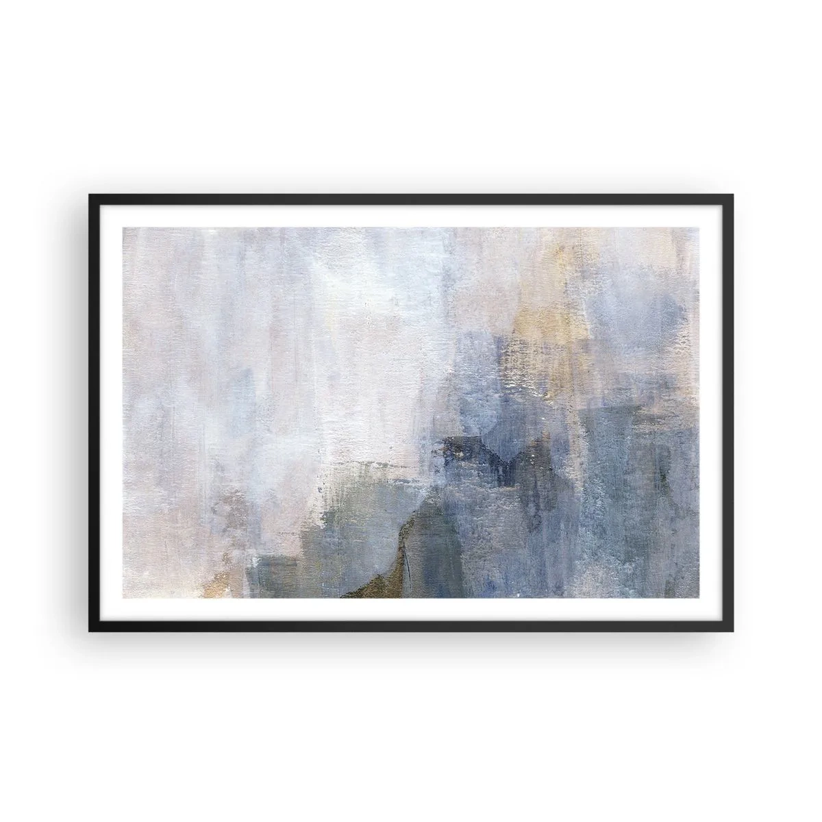 Póster en marco negro - Tonos de color - 91x61 cm