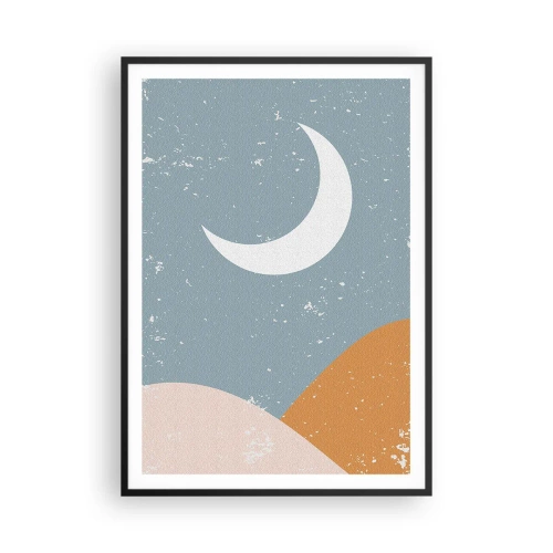 Póster en marco negro - La maravilla de muchas noches - 70x100 cm