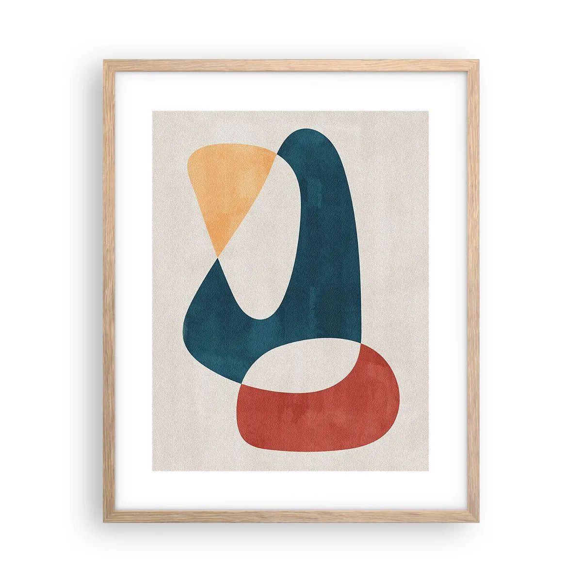 Póster en marco roble claro - Influencias y metamorfosis - 40x50 cm