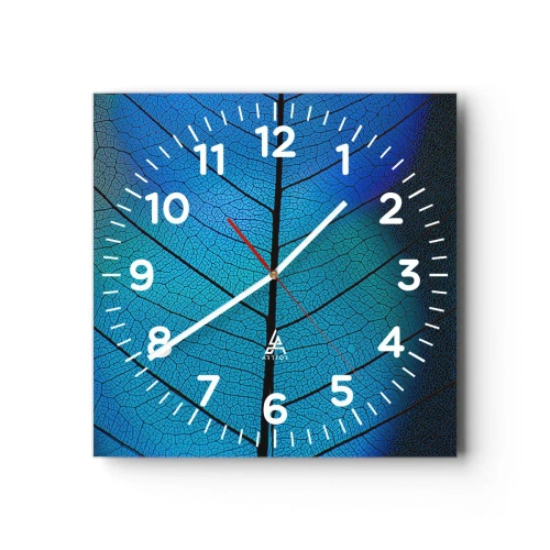 Reloj de pared - Reloj de vidrio - Construcción intrincada - 40x40 cm