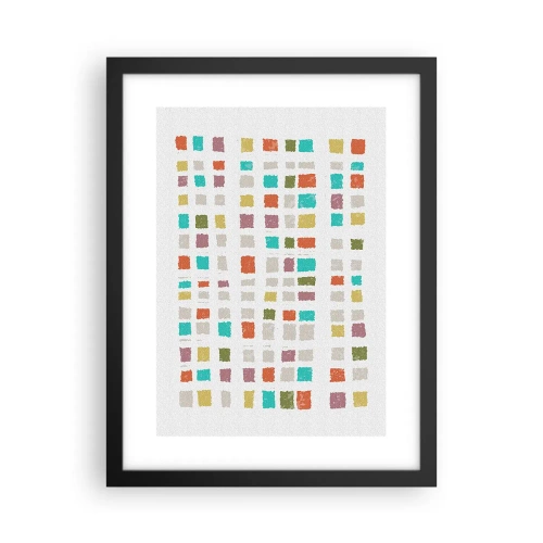Póster en marco negro - Juego desconocido - 30x40 cm