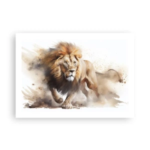 Póster - El rey ha partido - 70x50 cm