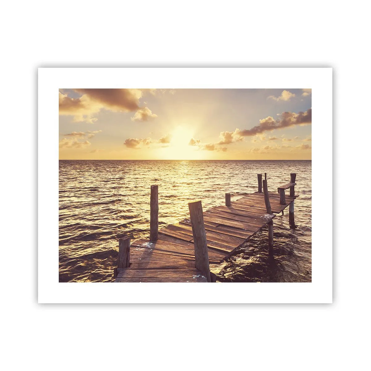 Póster - Una tierra dorada de dulzura - 50x40 cm