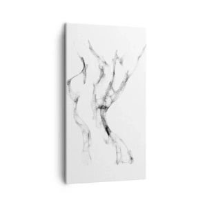Cuadro sobre lienzo - Impresión de Imagen - Hermosa y fuerte - 45x80 cm