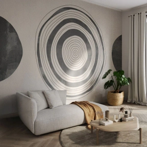 Fotomural Autadhesivo Deluxe Sticker - Lo importante es lo que hay entre medias - Ruedas, minimalista, Contemporáneo - 100x70 cm