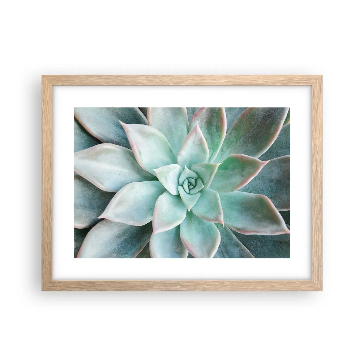 Póster en marco roble claro - El corazón del desierto - 40x30 cm