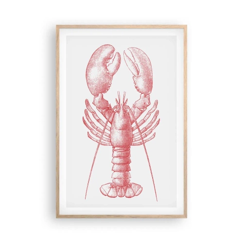 Póster en marco roble claro - La reina de los fondos rocosos - 61x91 cm