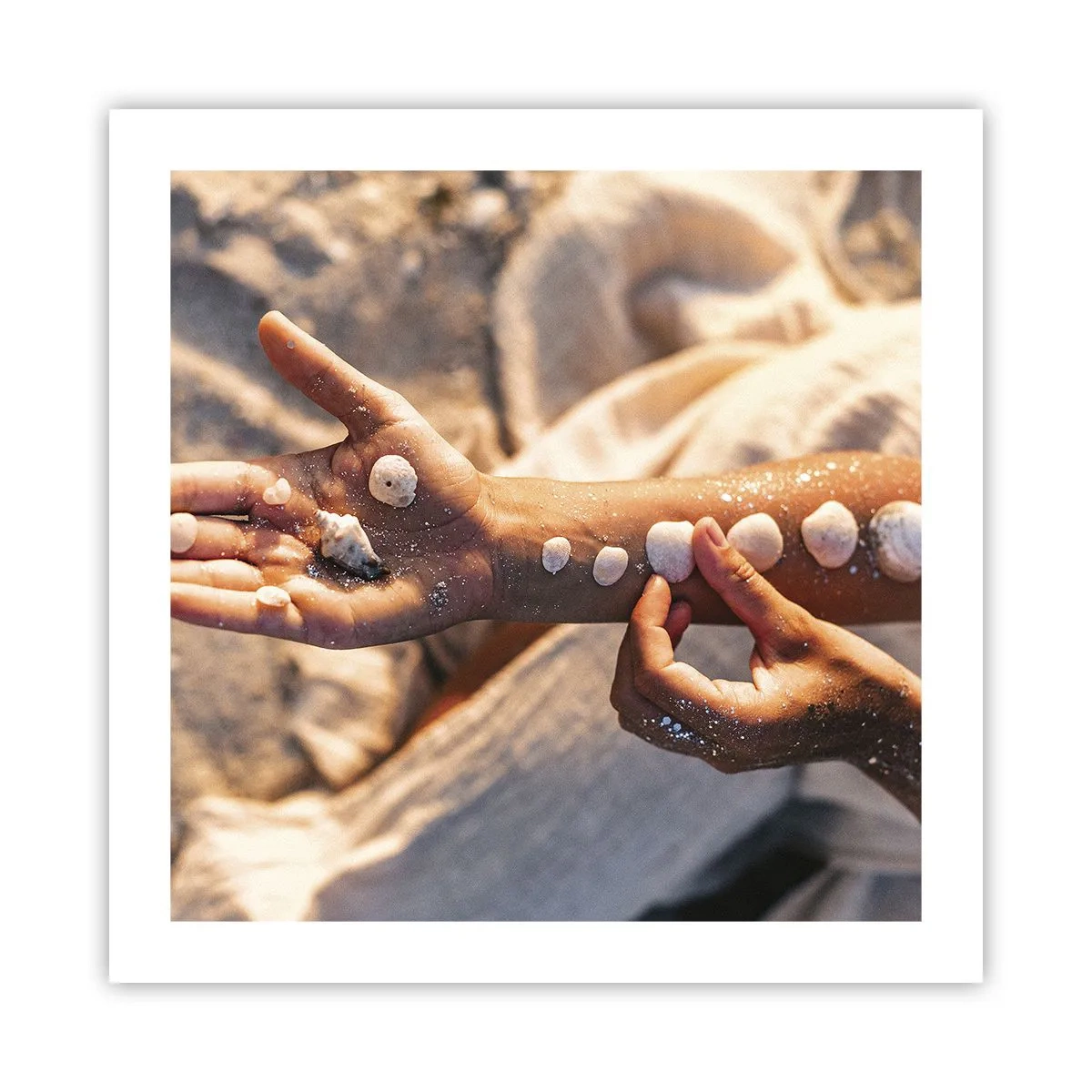 Póster - La belleza al alcance de la mano - 50x50 cm