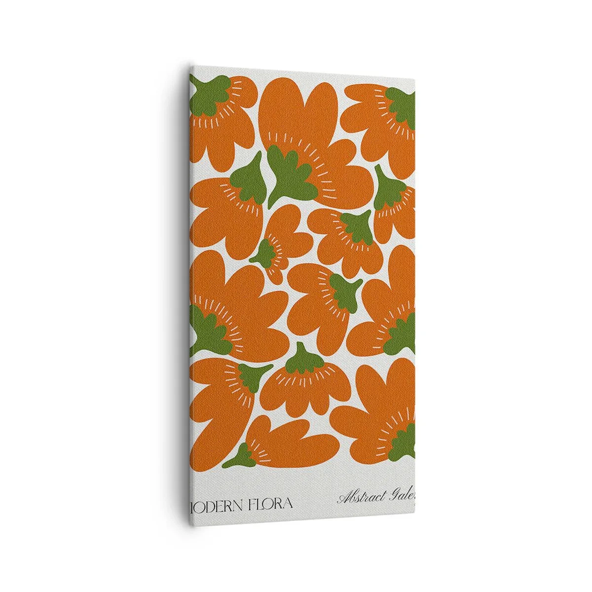 Cuadro sobre lienzo - Impresión de Imagen - La vida de las flores - 55x100 cm