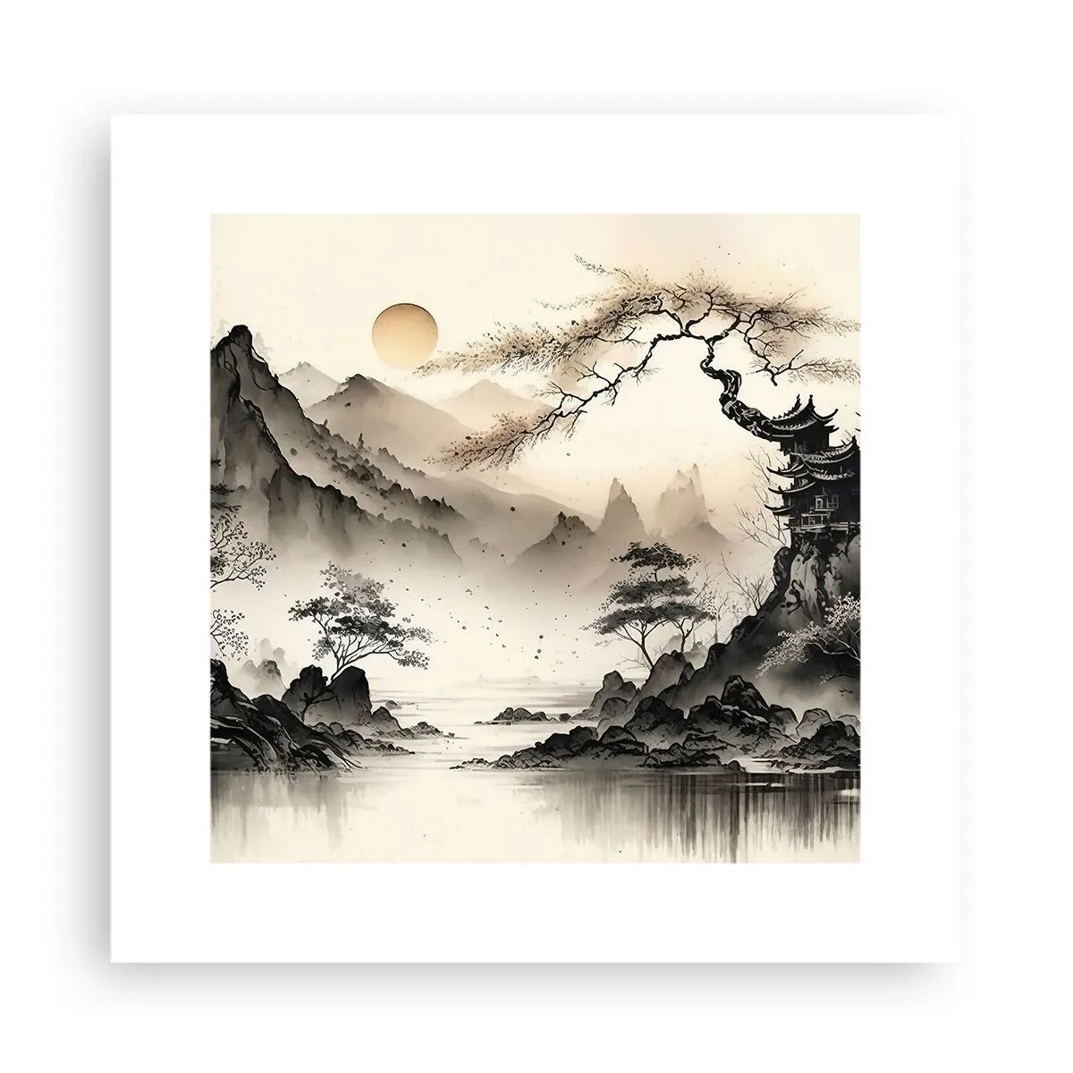 Póster - El encanto único de Oriente - 30x30 cm
