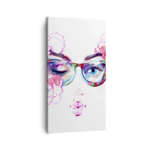 Cuadro sobre lienzo - Impresión de Imagen - Una promesa tentadora - 45x80 cm