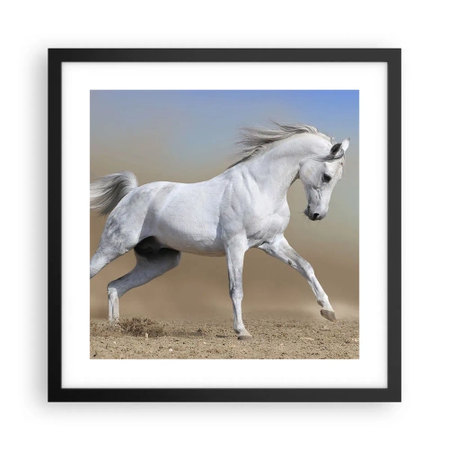 Póster en marco negro - El más bello cuento de hadas árabe - 40x40 cm