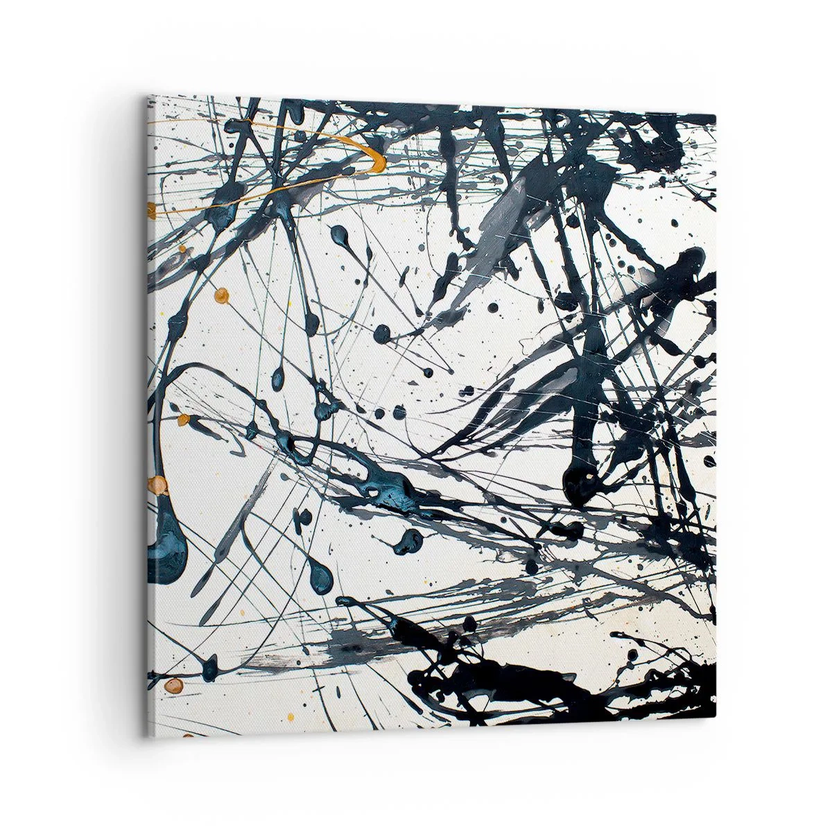 Cuadro sobre lienzo - Impresión de Imagen - Abstracción expresionista - 60x60 cm