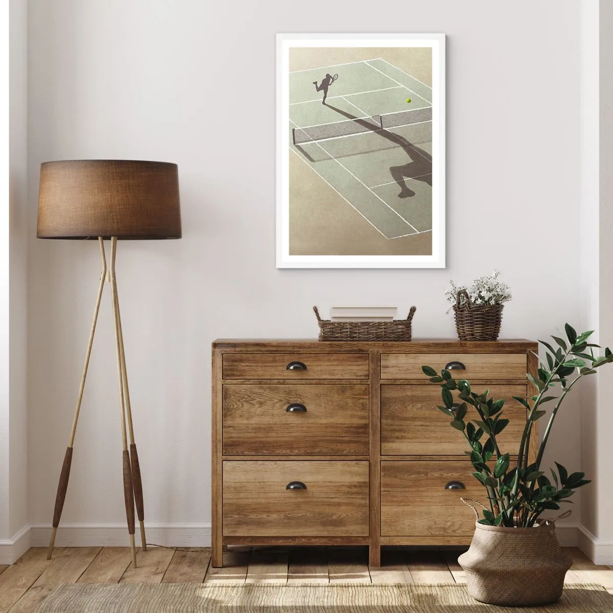 Póster en marco blanco - Véncete a ti mismo - 70x100 cm