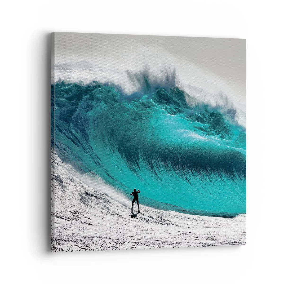 Cuadro sobre lienzo - Impresión de Imagen - Reto aceptado - 40x40 cm