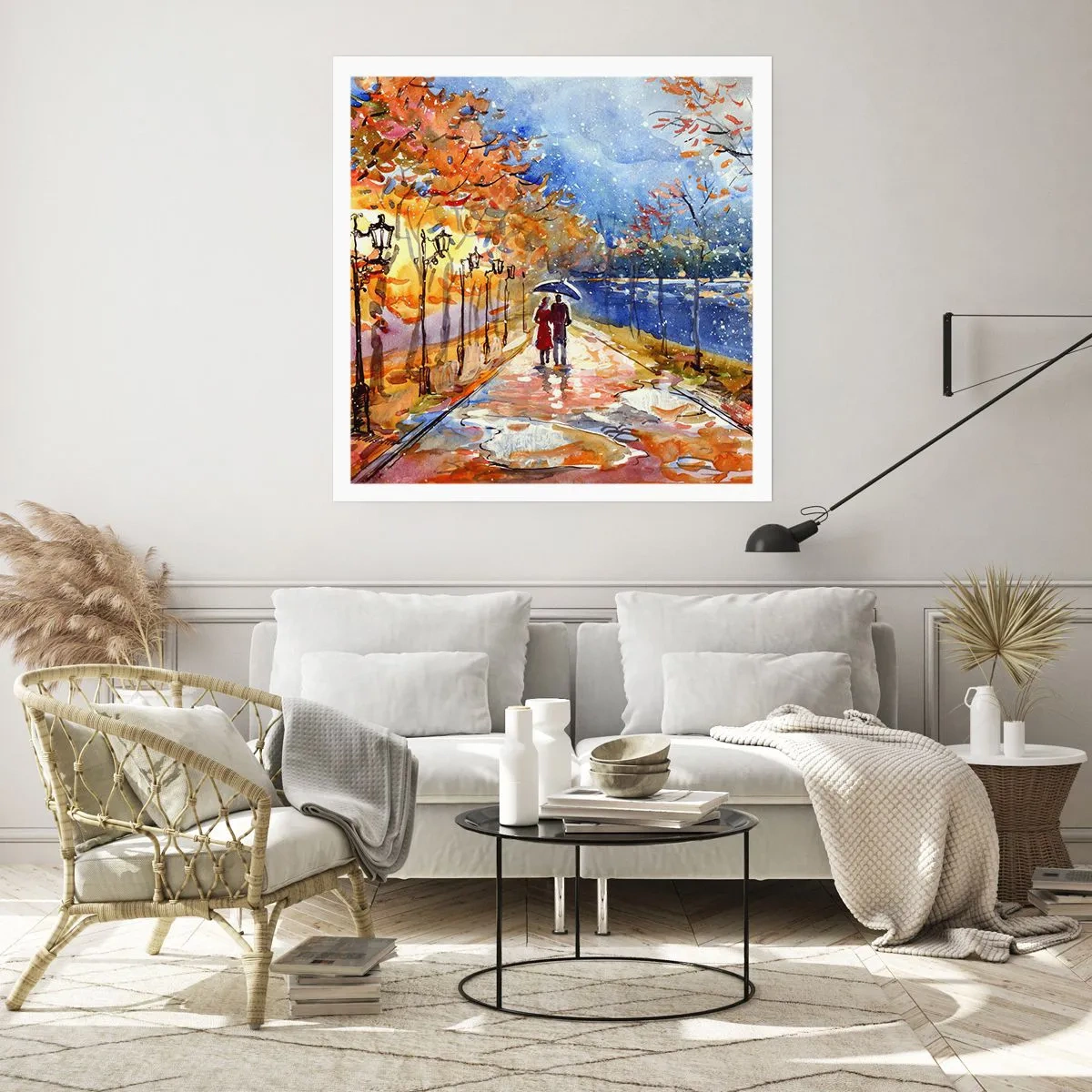 Póster - Juntos hasta el límite del tiempo - 30x30 cm