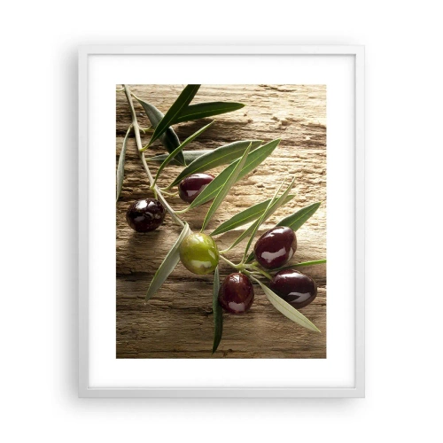 Póster en marco blanco - Directamente de la naturaleza - 40x50 cm