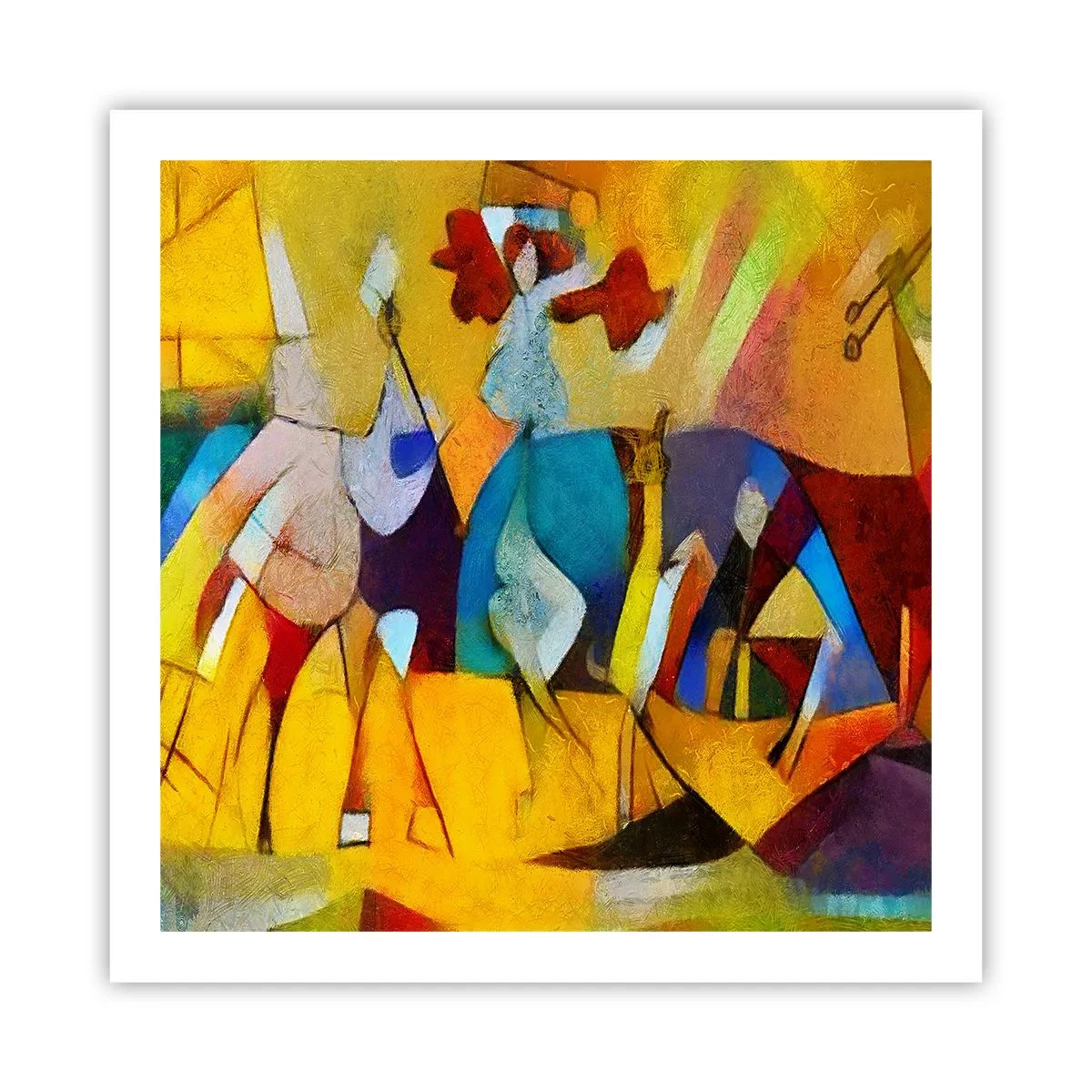 Póster - Sol - vida - alegría - 60x60 cm