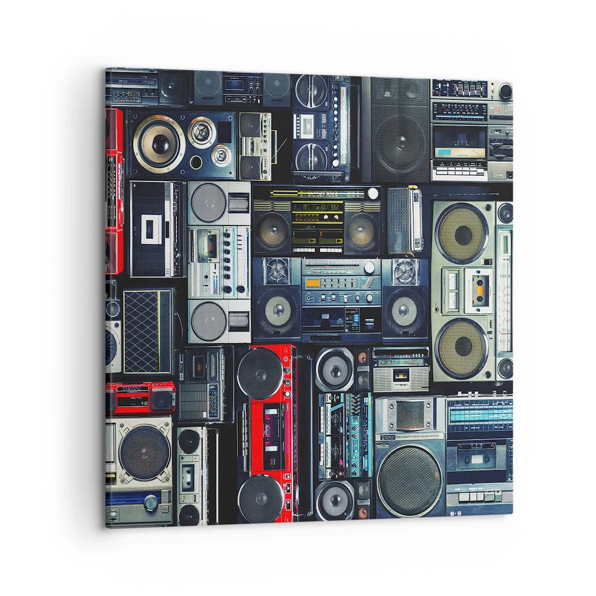 Cuadro sobre lienzo - Impresión de Imagen - Nostalgia de los 80. - 50x50 cm