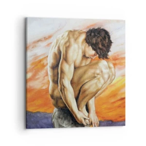 Cuadro sobre lienzo - Impresión de Imagen - Sumergido en sí mismo - 70x70 cm