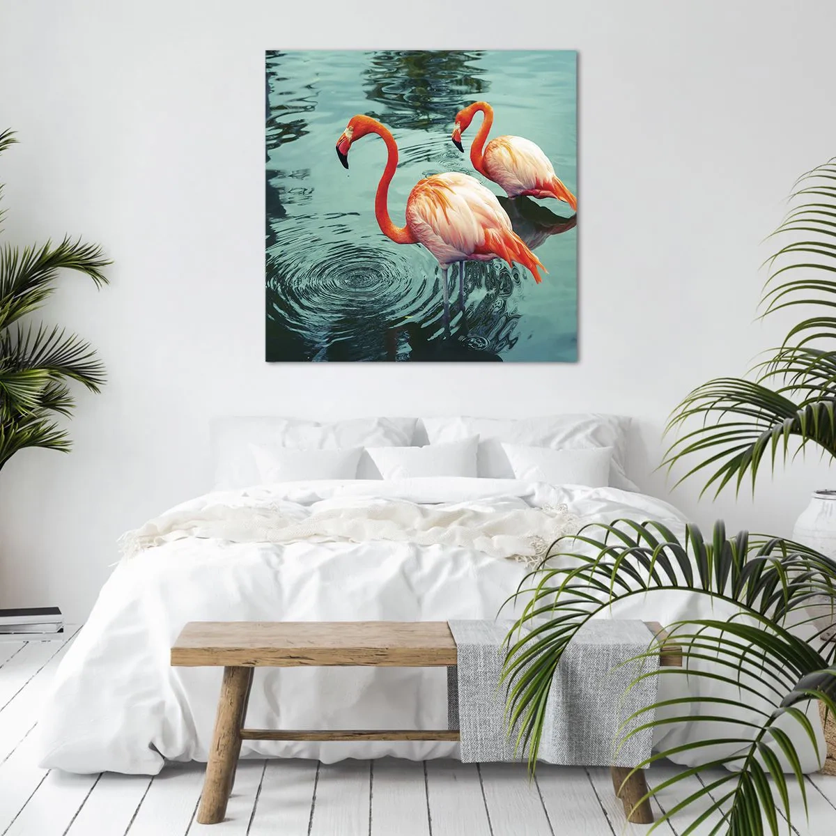 Cuadro sobre lienzo - Impresión de Imagen - Estamos de moda - 50x50 cm