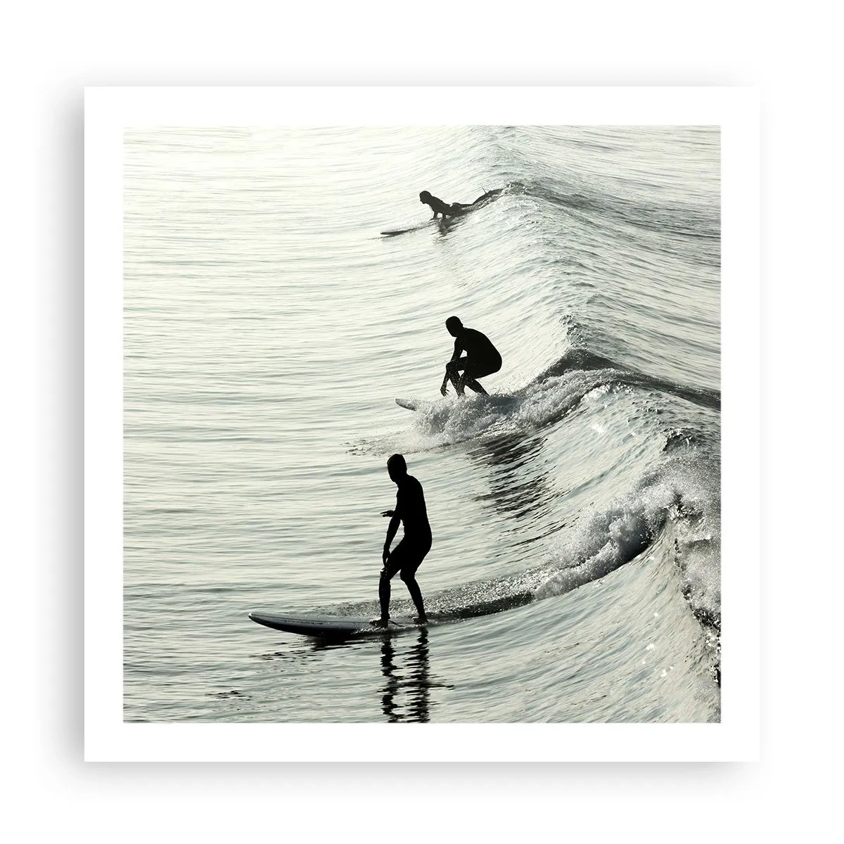 Póster - Al encuentro de la ola - 60x60 cm