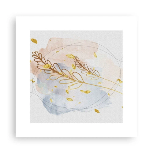 Póster - Ráfaga dorada - 30x30 cm